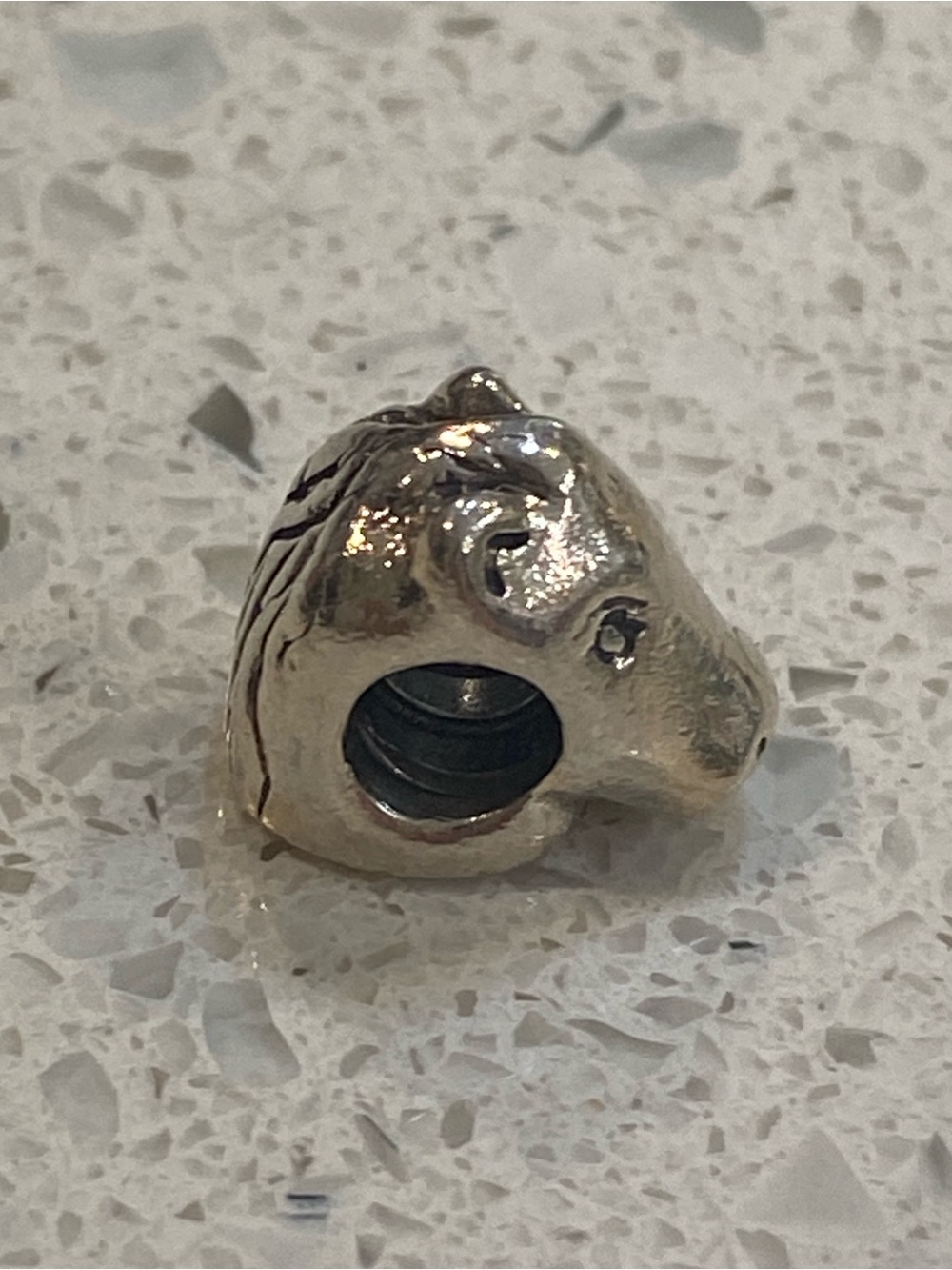 Authentic Retired Pandora Horse Head Charm Sterling Silver 790253